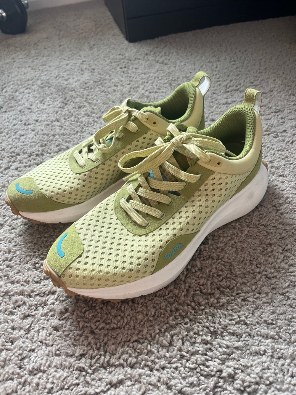Women's Olive Green Athletic Lace-Up Sneakers